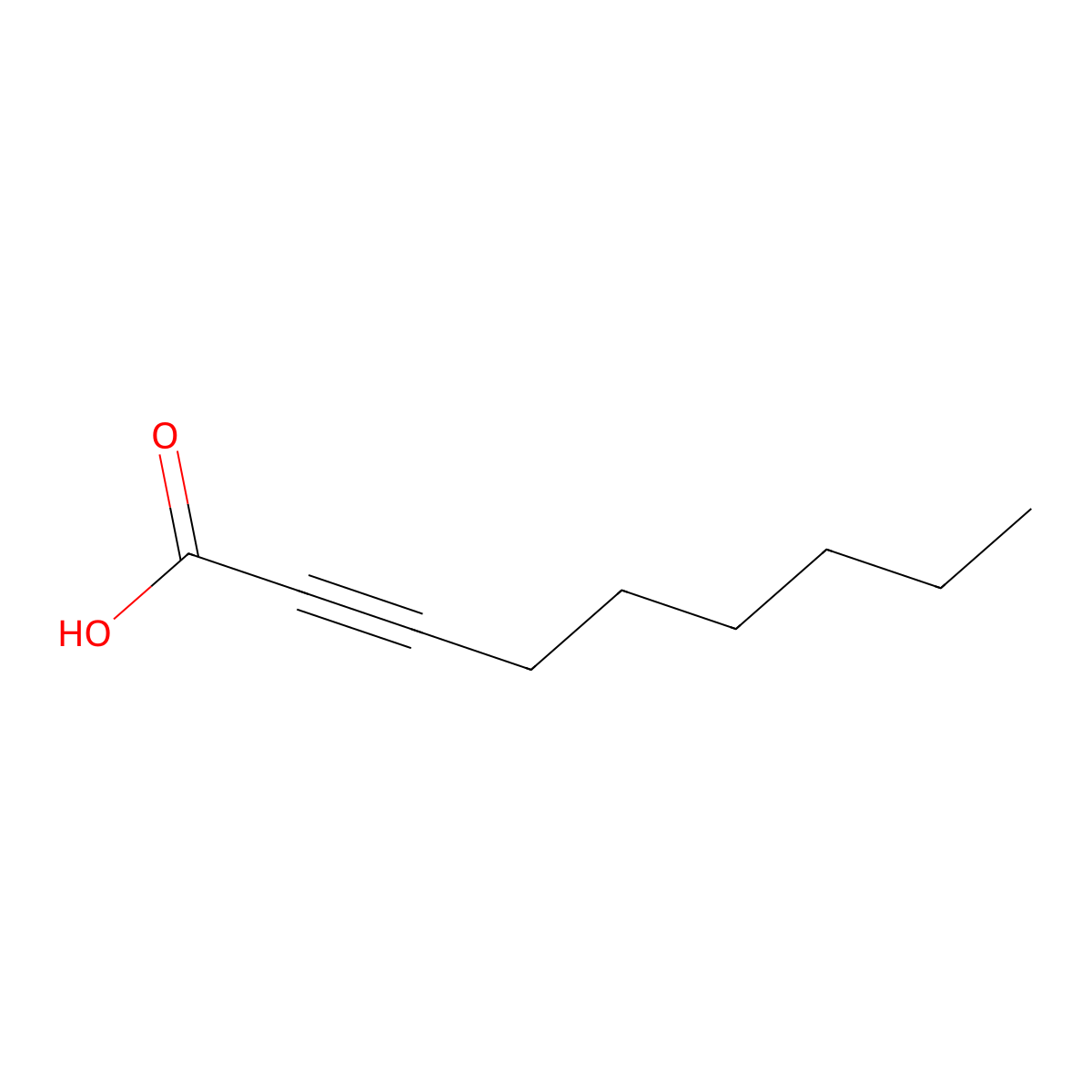 2-Nonynoic Acid molecular structure, CAS 1846-70-4