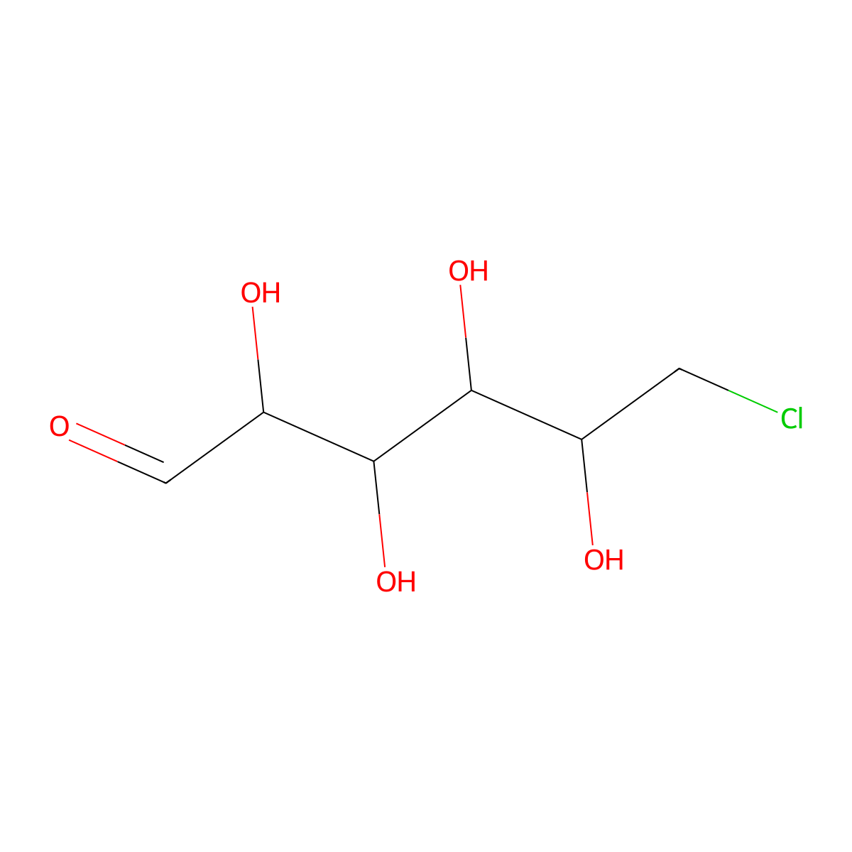 6-Chloro-6-deoxy-D-galactose molecular structure, CAS 18465-32-2
