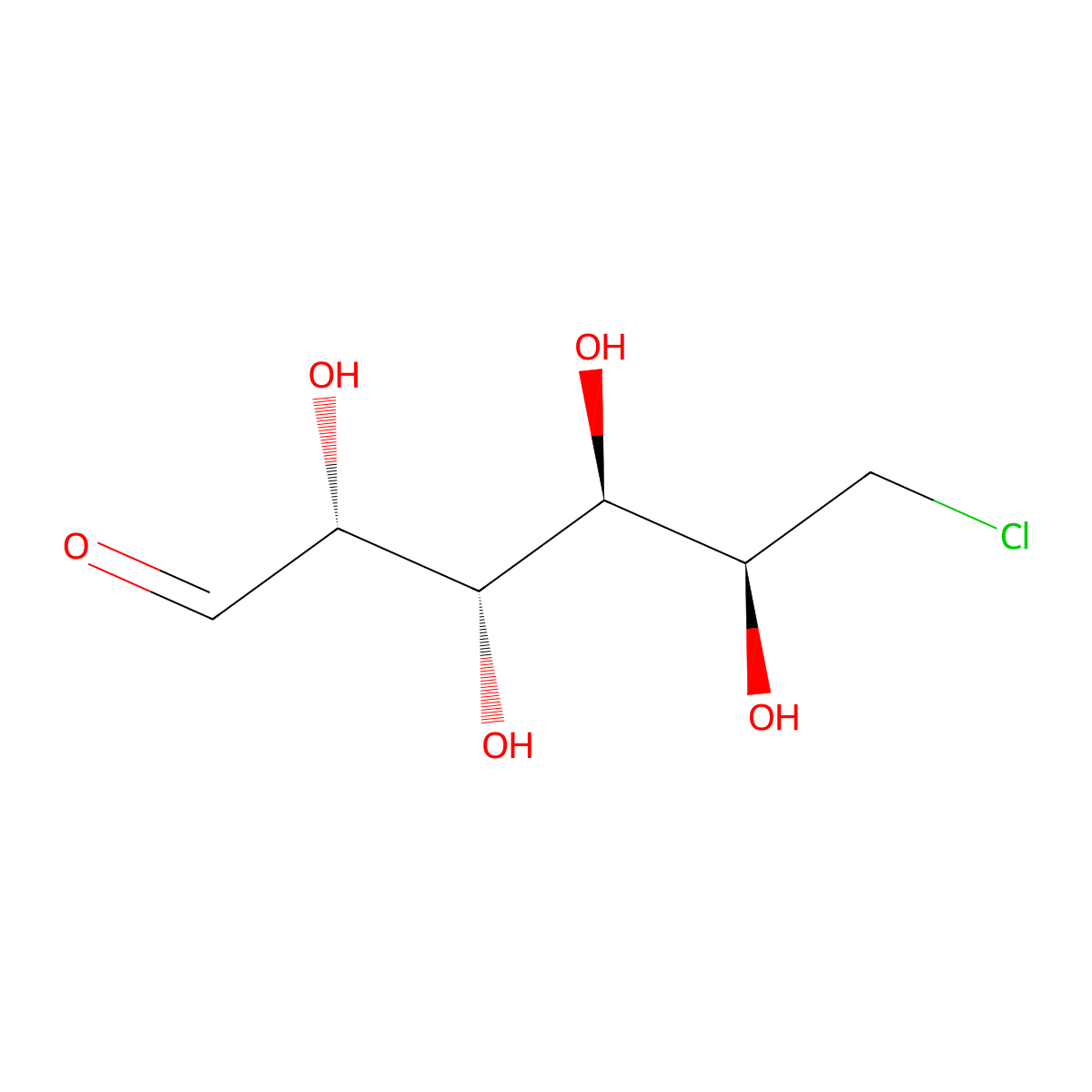 6-Chloro-6-deoxy-D-galactose molecular structure, CAS 18465-32-2