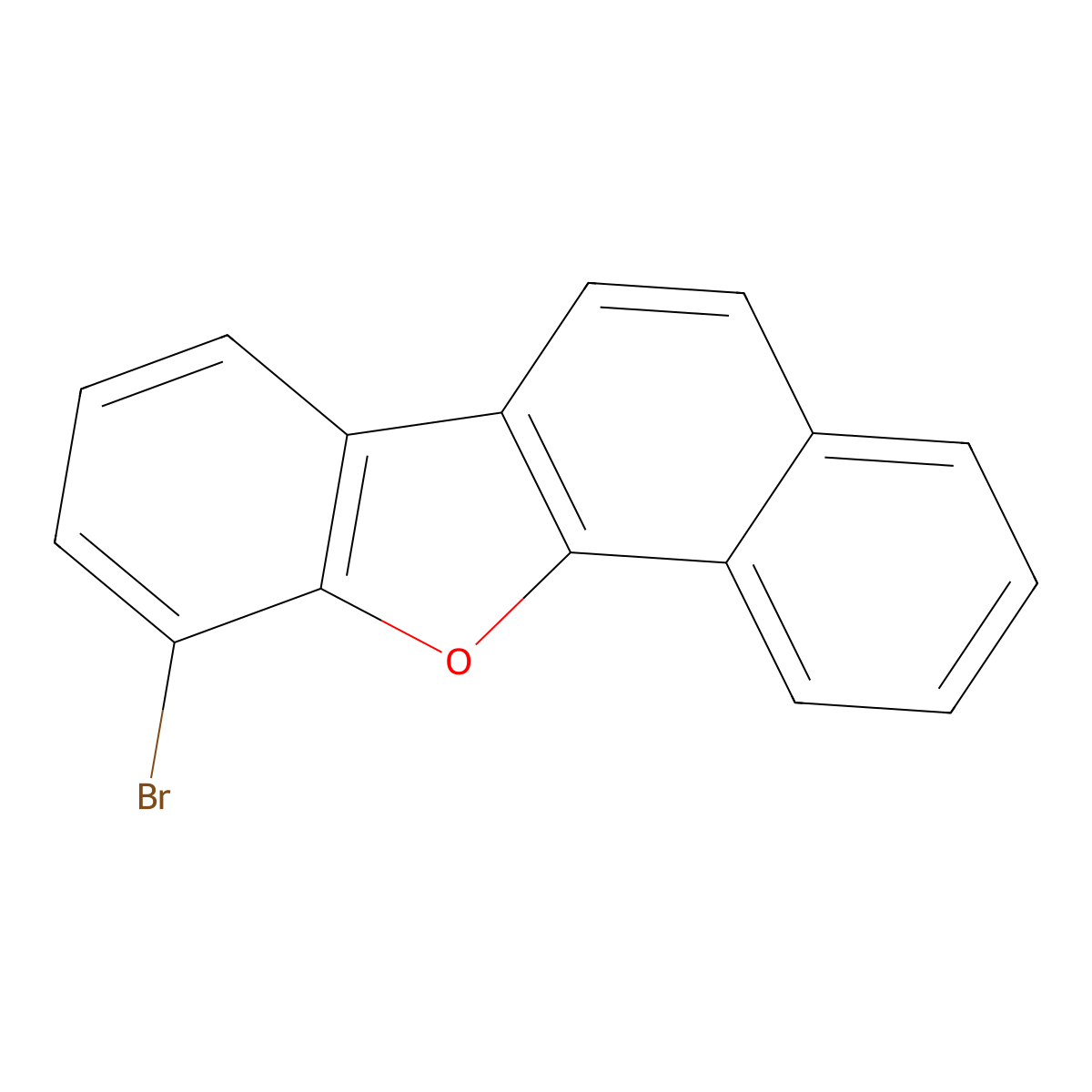 10-Bromonaphtho[1,2-b]benzofuran molecular structure, CAS 1846601-95-3