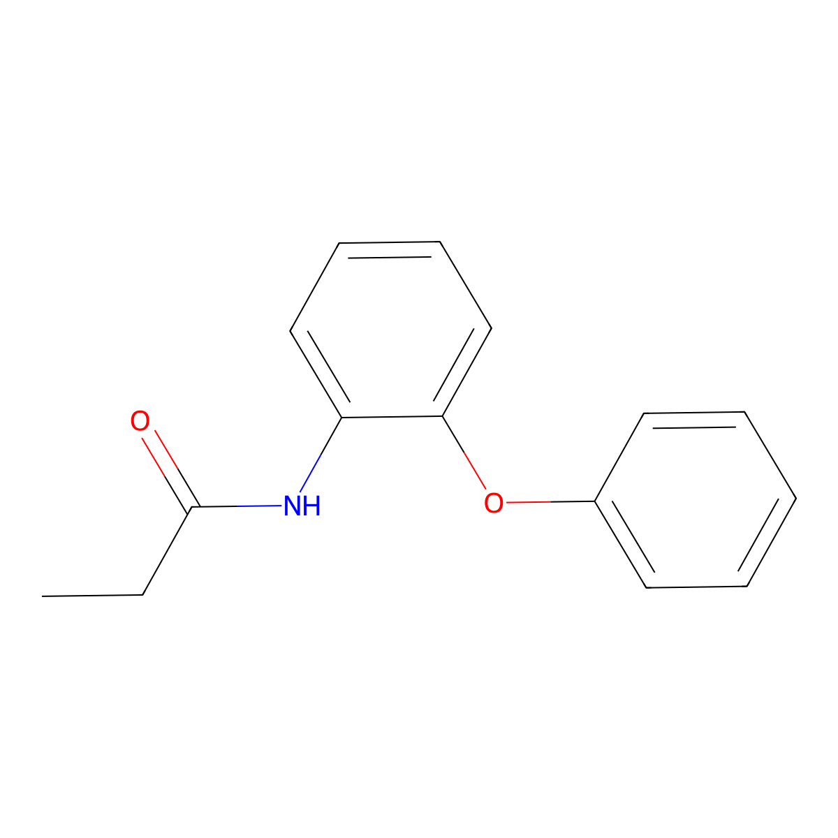 N-(2-phenoxyphenyl)propanamide molecular structure, CAS 184677-62-1
