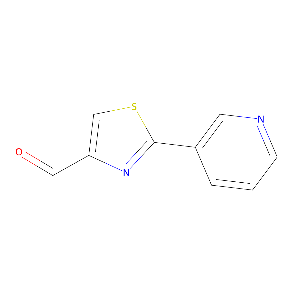 2-(Pyridin-3-Yl)-1,3-Thiazole-4-Carbaldehyde molecular structure, CAS 184679-13-8