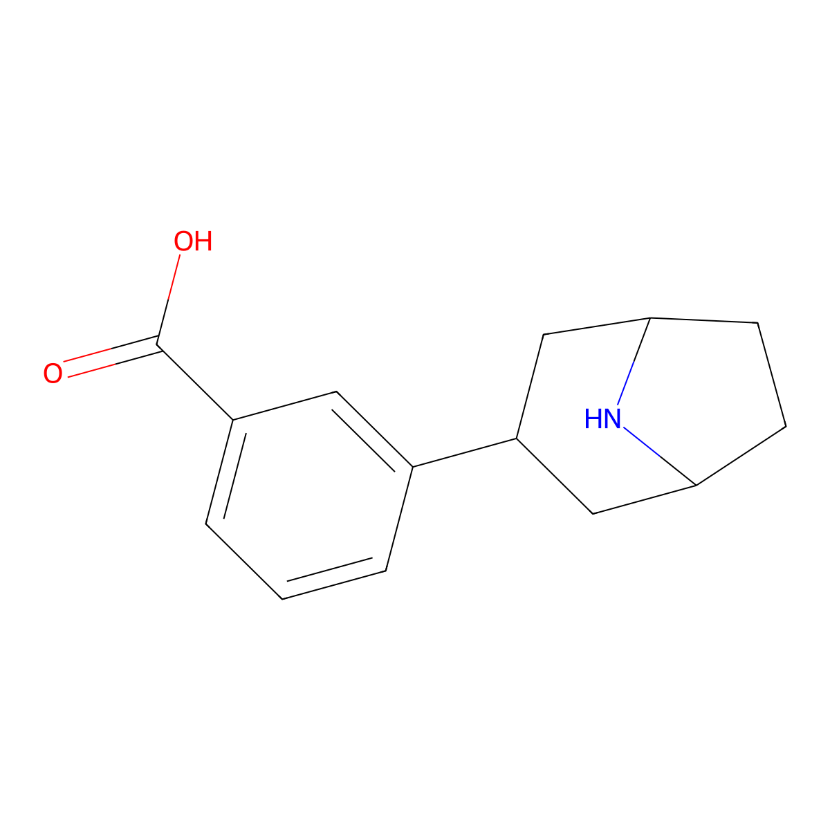 Nortropacocaine molecular structure, CAS 18470-33-2