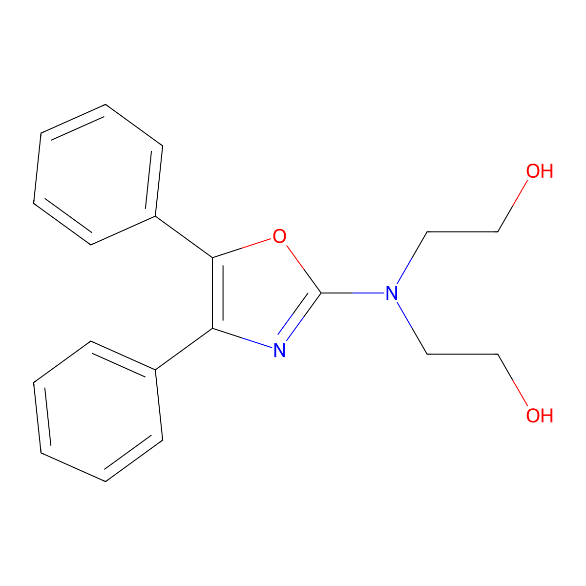 Ditazole molecular structure, CAS 18471-20-0