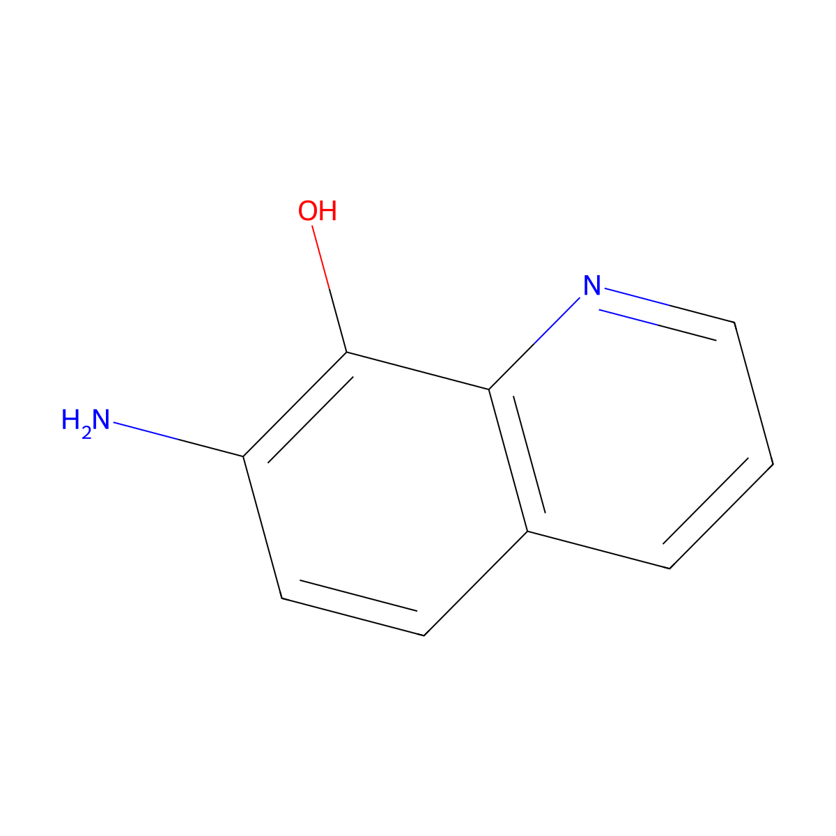 7-Aminoquinolin-8-ol molecular structure, CAS 18472-06-5
