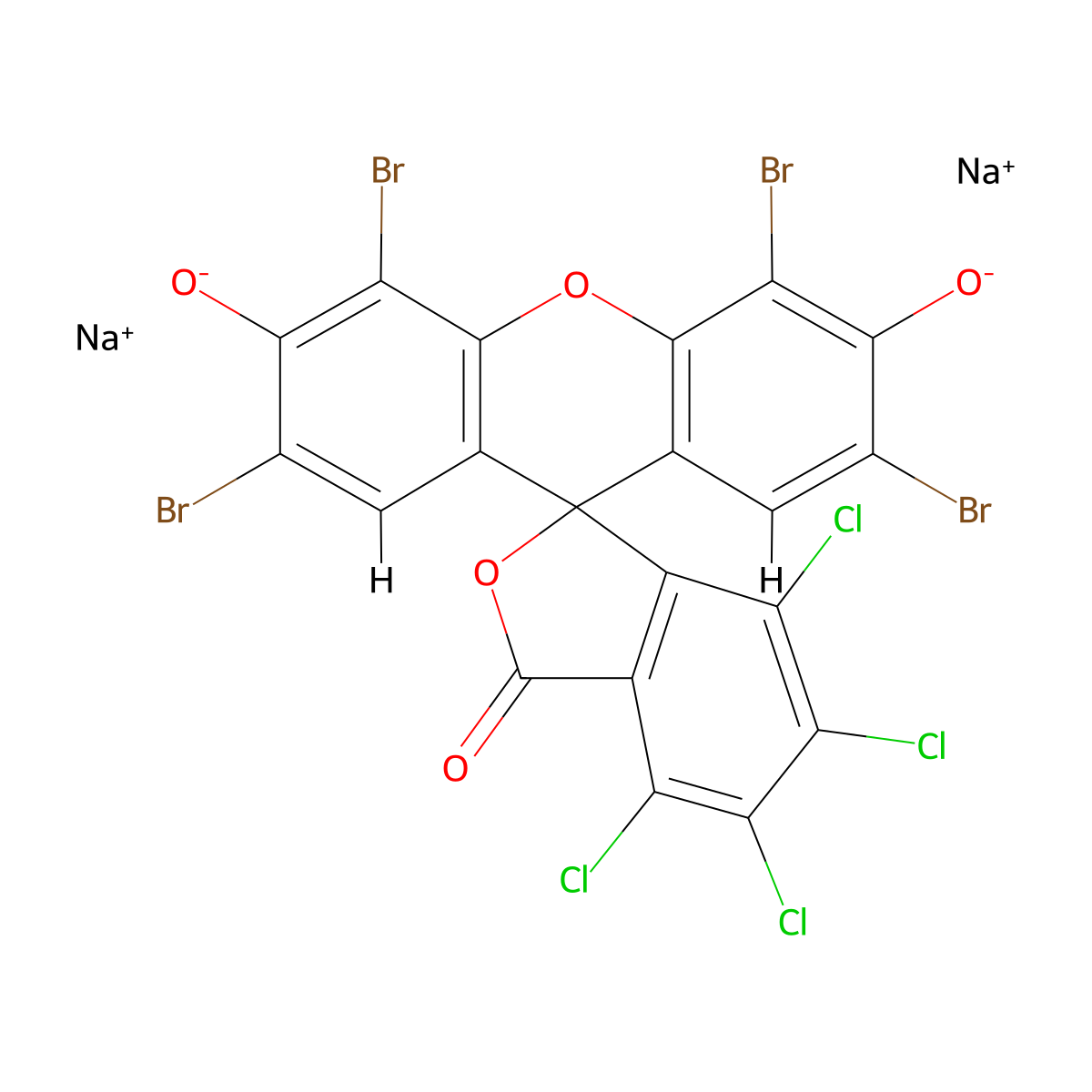 Acid Red 92 molecular structure, CAS 18472-87-2