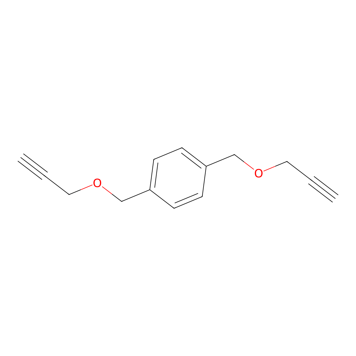 1,4-Bis((prop-2-yn-1-yloxy)methyl)benzene molecular structure, CAS 18473-19-3