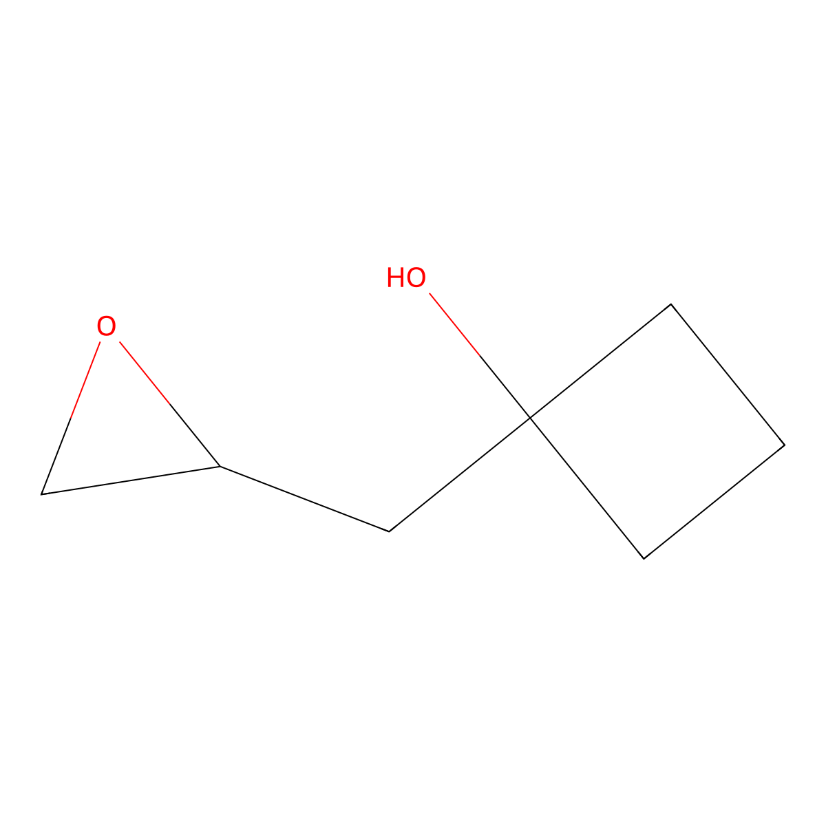 1-[(Oxiran-2-yl)methyl]cyclobutan-1-ol molecular structure, CAS 1847452-86-1
