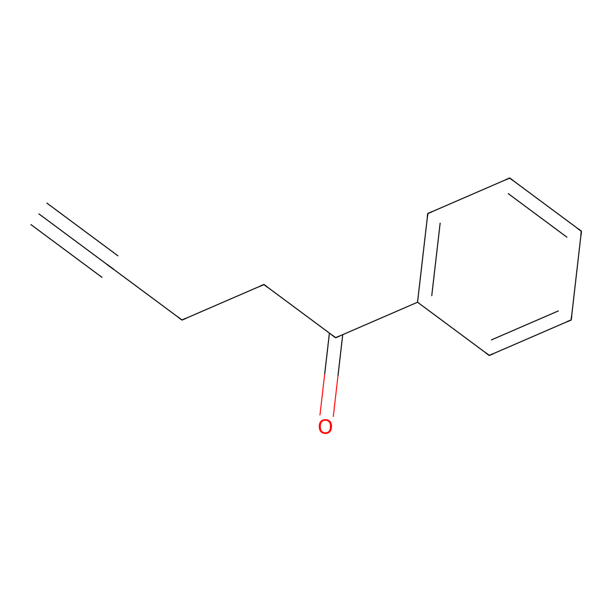 4-Pentyn-1-one, 1-phenyl- molecular structure, CAS 18476-65-8