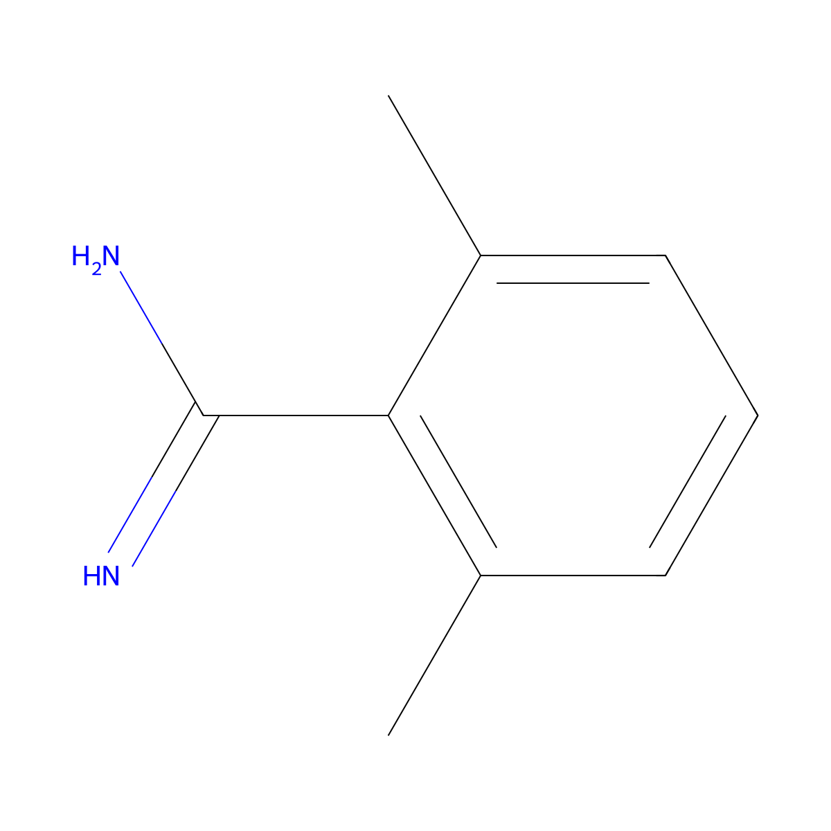 2,6-Dimethyl-benzamidine molecular structure, CAS 184778-43-6