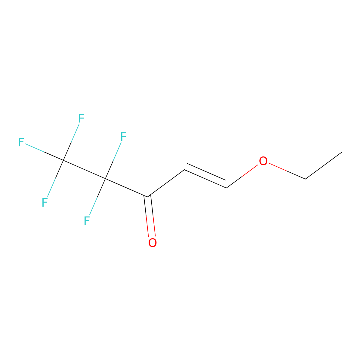 (1E)-1-ethoxy-4,4,5,5,5-pentafluoropent-1-en-3-one molecular structure, CAS 184783-32-2