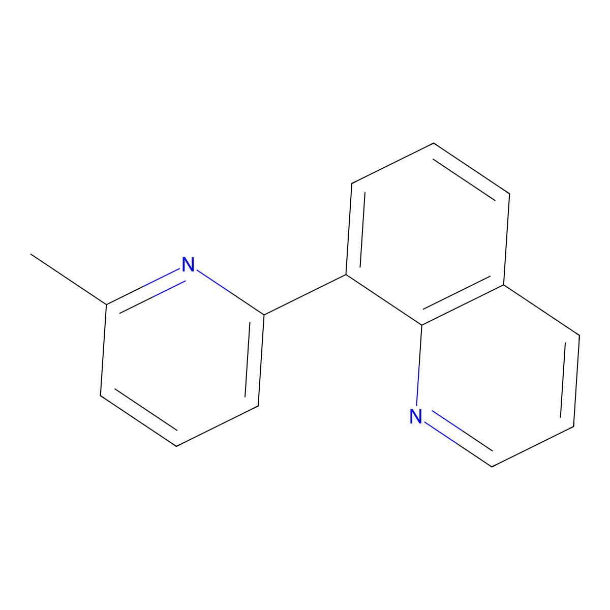 8-(6-Methylpyridin-2-yl)quinoline molecular structure, CAS 184784-64-3
