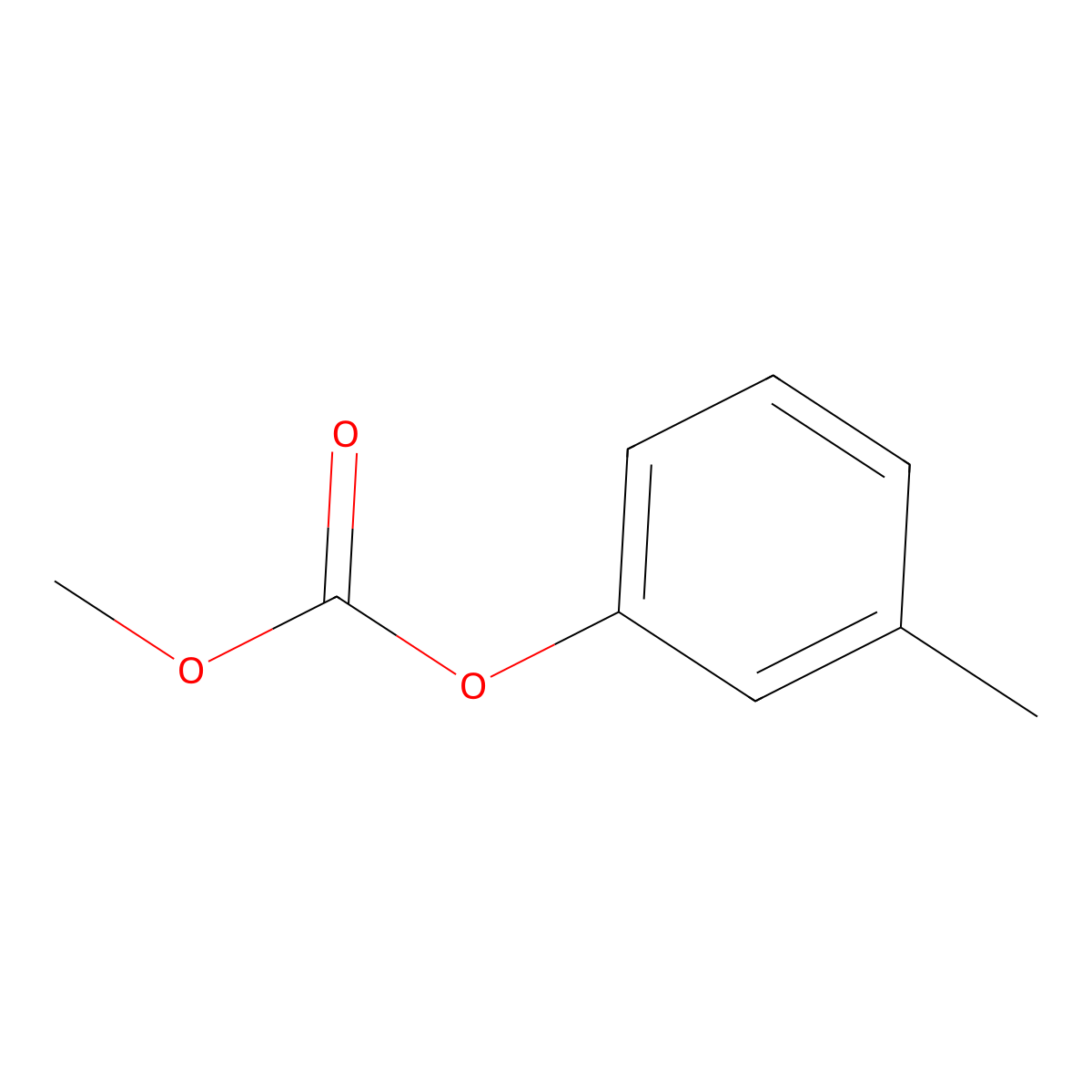 Methyl (3-methylphenyl) carbonate molecular structure, CAS 1848-02-8
