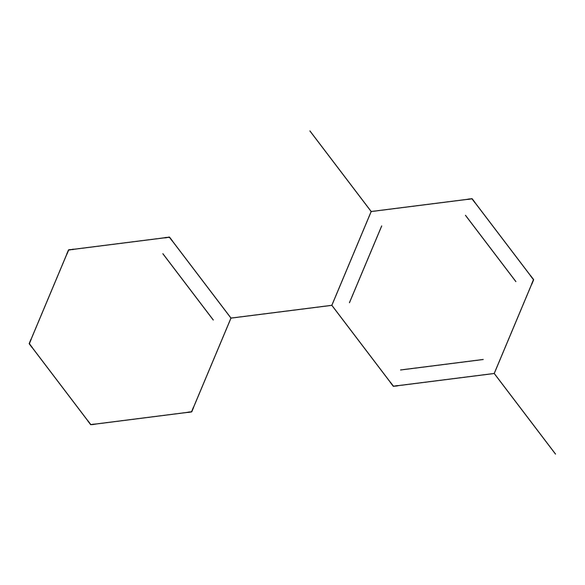 1-(2,5-Xylyl)cyclohexene molecular structure, CAS 1848-20-0