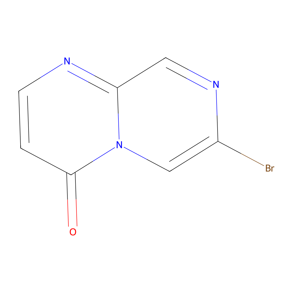 7-Bromo-4H-pyrazino[1,2-a]pyrimidin-4-one molecular structure, CAS 1848244-17-6
