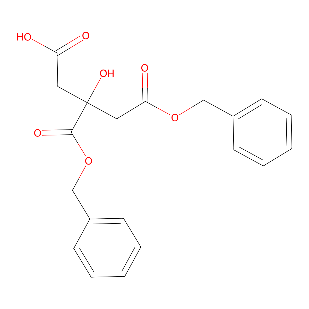 5-(Benzyloxy)-3-[(benzyloxy)carbonyl]-3-hydroxy-5-oxopentanoic acid molecular structure, CAS 184834-44-4