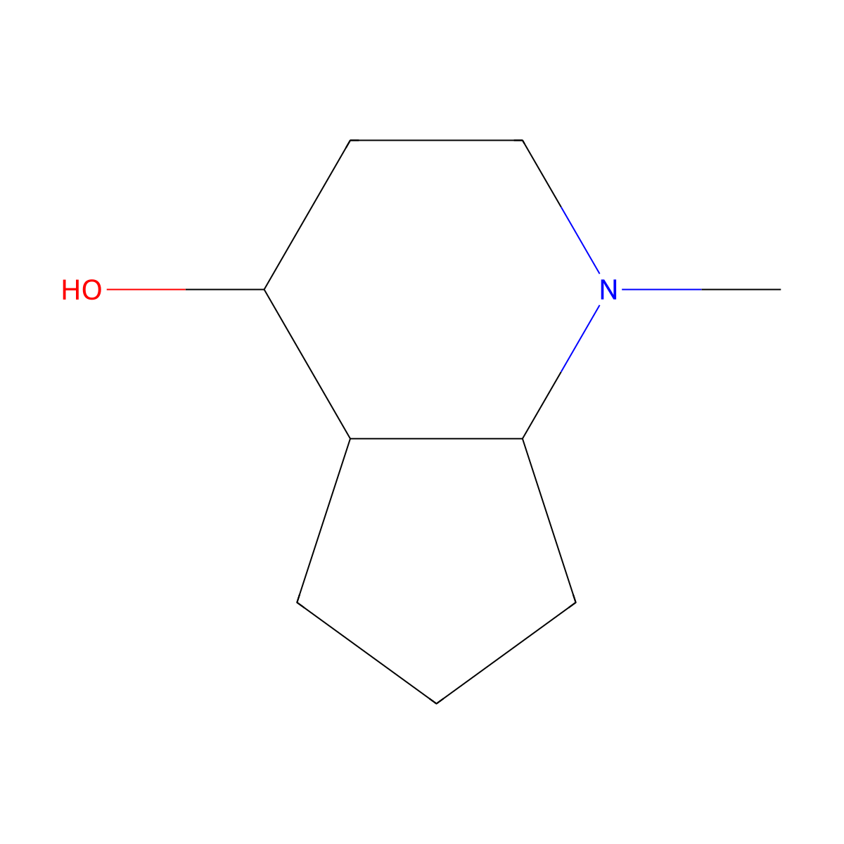 [1]Pyrindin-4-ol, 1-methyloctahydro- molecular structure, CAS 18486-00-5