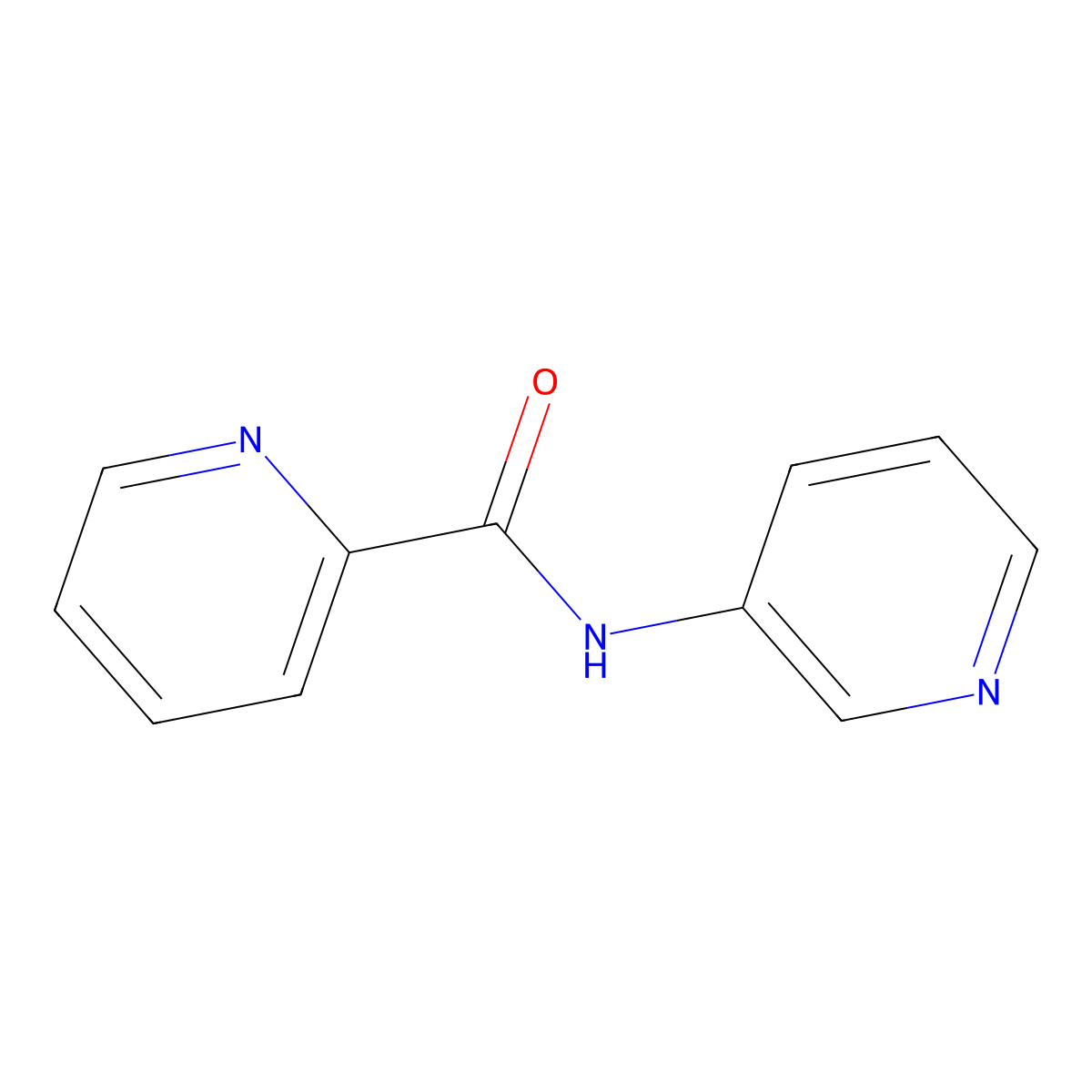 N-(Pyridin-3-yl)picolinamide molecular structure, CAS 184870-10-8
