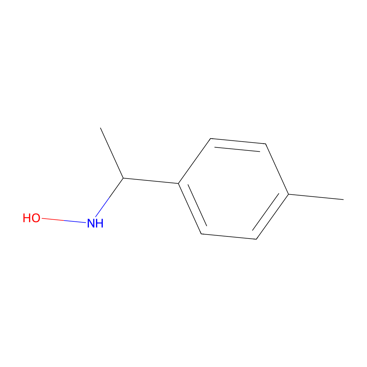 N-(1-(p-Tolyl)ethyl)hydroxylamine molecular structure, CAS 184885-04-9