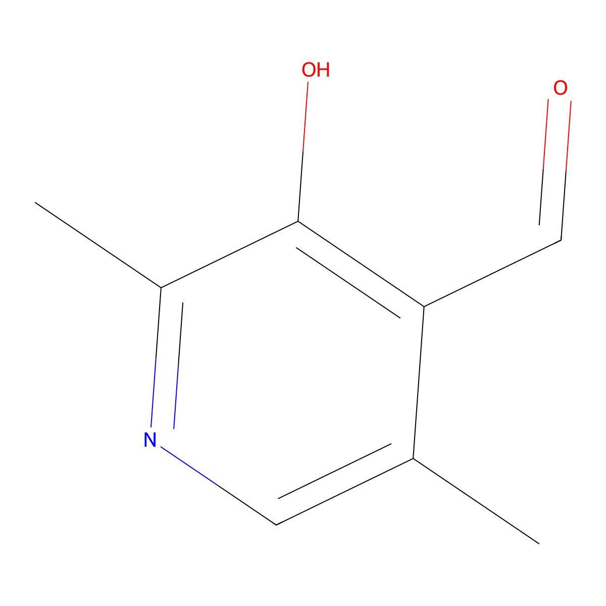 5-Deoxypyridoxal molecular structure, CAS 1849-49-6