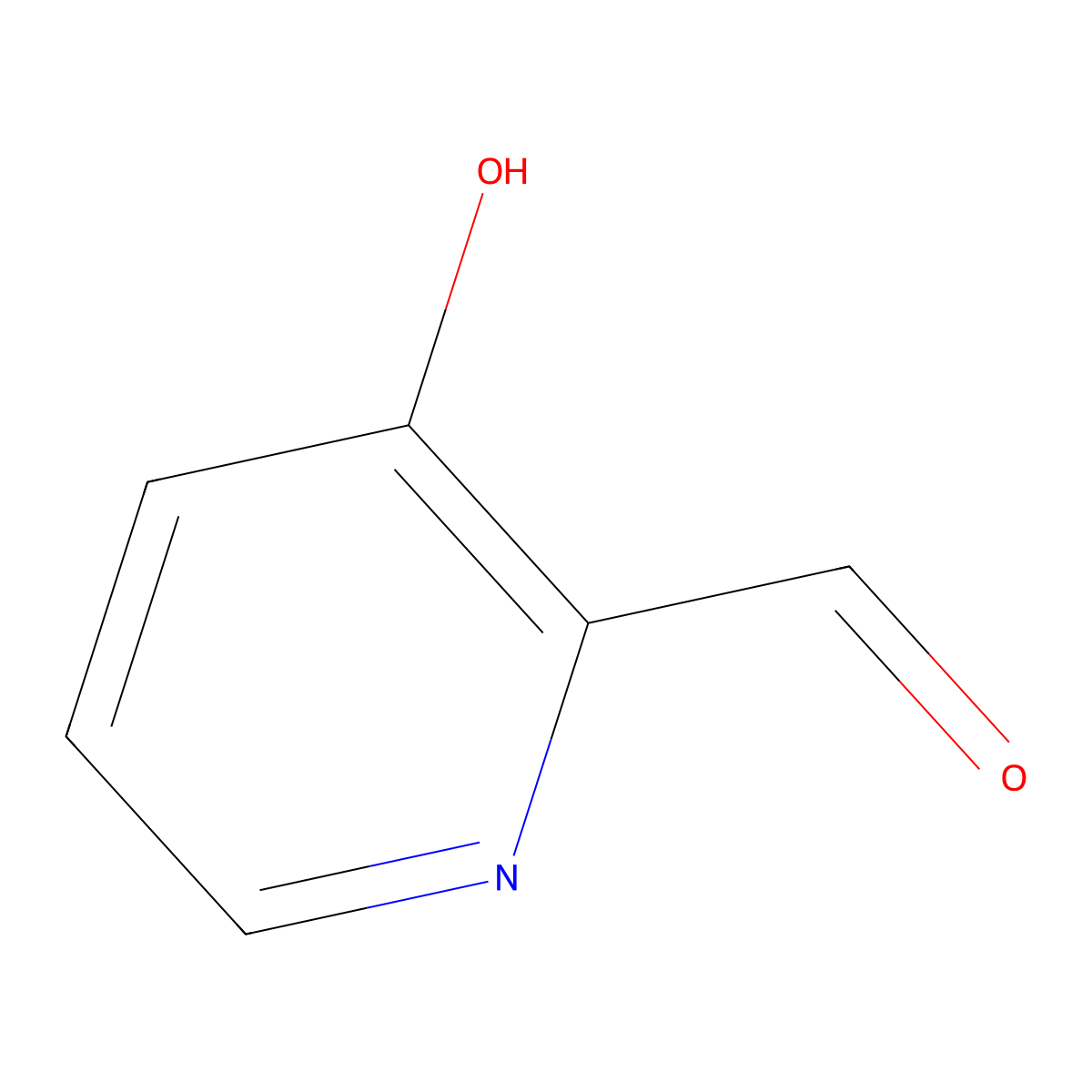 3-Hydroxypicolinaldehyde molecular structure, CAS 1849-55-4