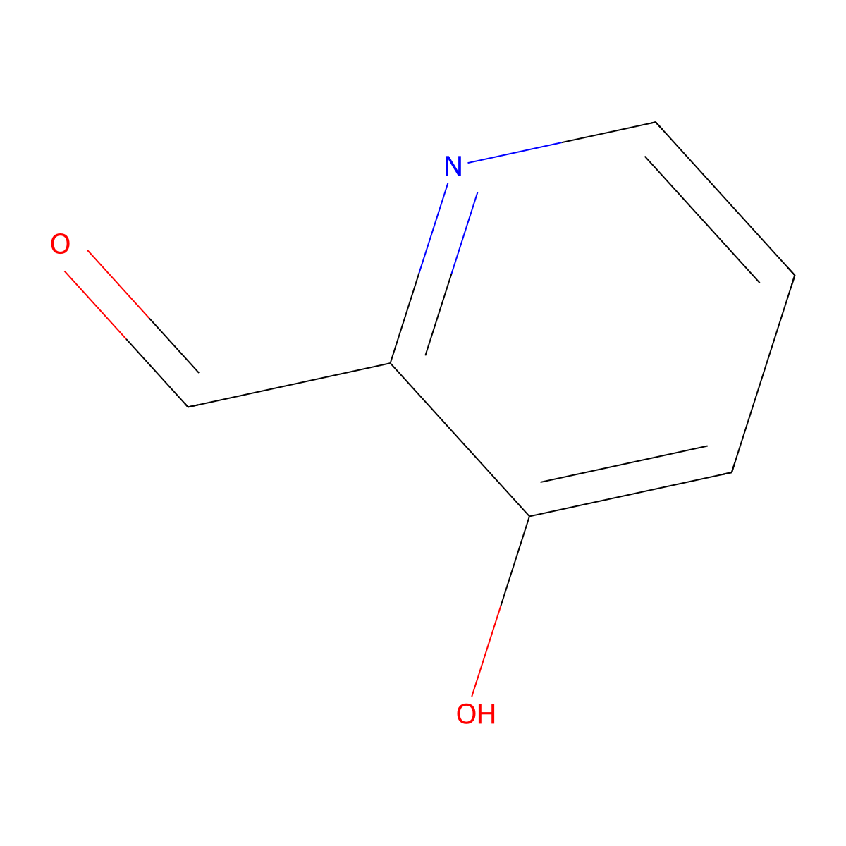 3-Hydroxypicolinaldehyde molecular structure, CAS 1849-55-4