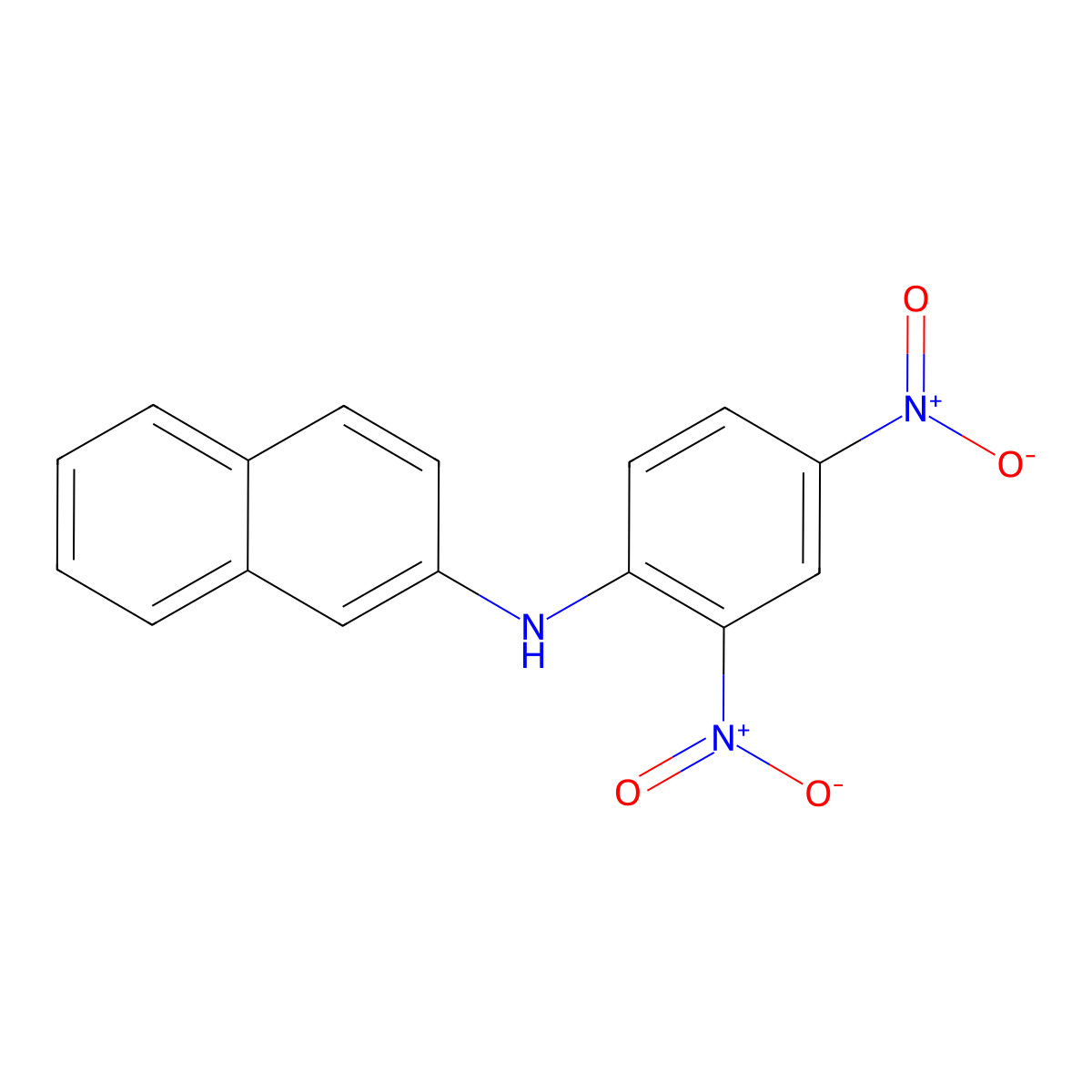 N-(2,4-Dinitrophenyl)-2-naphthalenamine molecular structure, CAS 18490-38-5