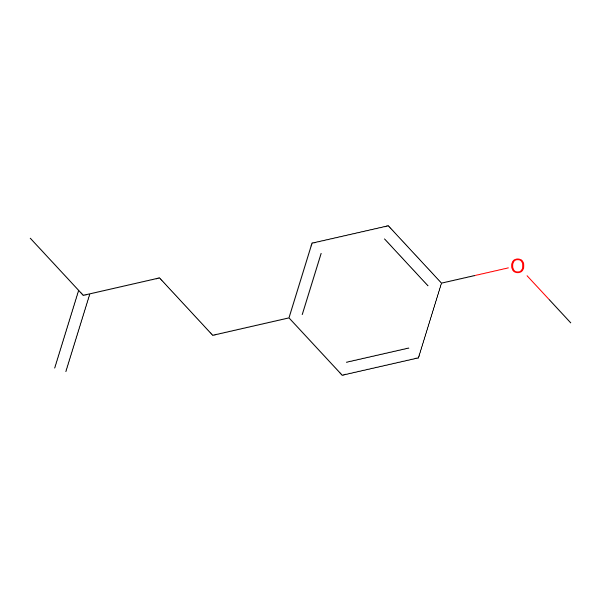 4-(4-Methoxyphenyl)-2-methyl-1-butene molecular structure, CAS 18491-21-9