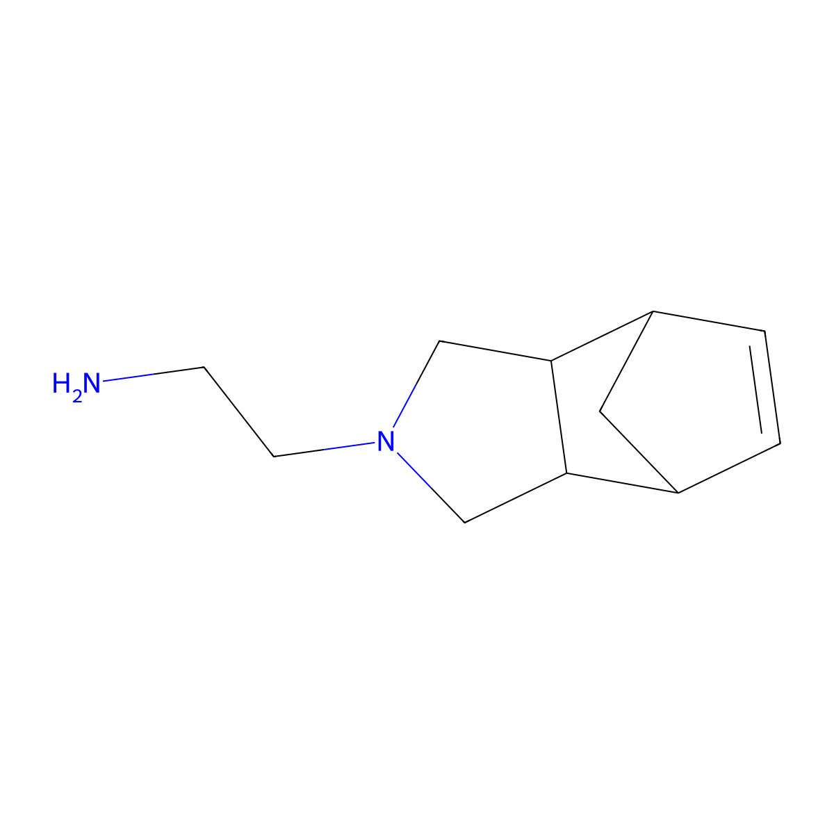 2-[(2R,6S)-4-Azatricyclo[5.2.1.0,2,6]dec-8-en-4-yl]ethan-1-amine molecular structure, CAS 1849169-27-2