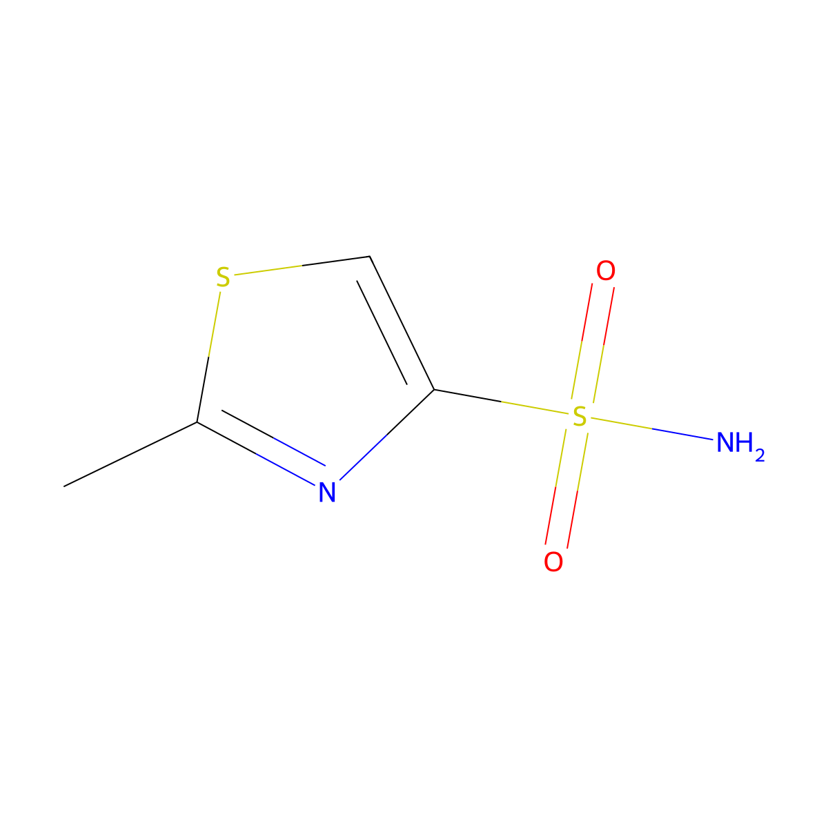 2-Methyl-1,3-thiazole-4-sulfonamide molecular structure, CAS 1849210-80-5