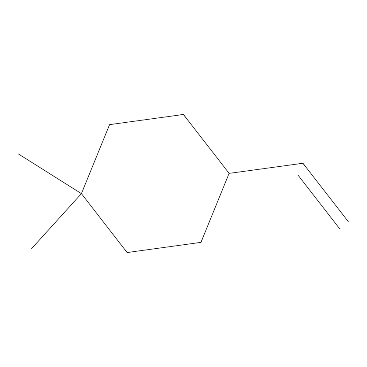 4-Ethenyl-1,1-dimethylcyclohexane molecular structure, CAS 1849214-54-5