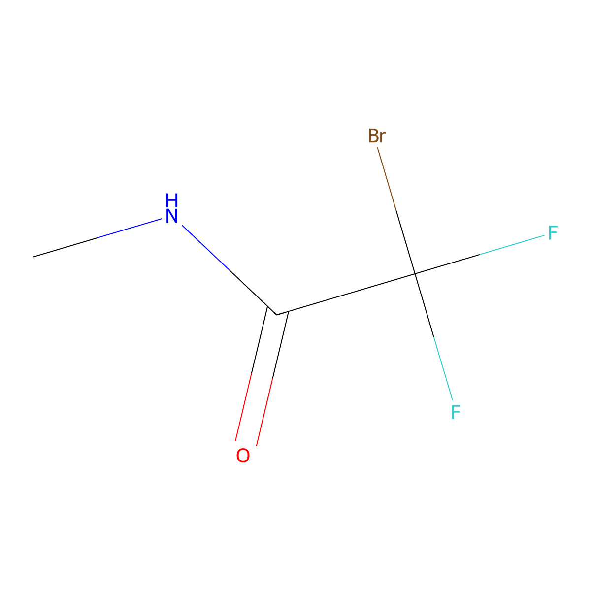 2-bromo-2,2-difluoro-N-methylacetamide molecular structure, CAS 1849242-76-7