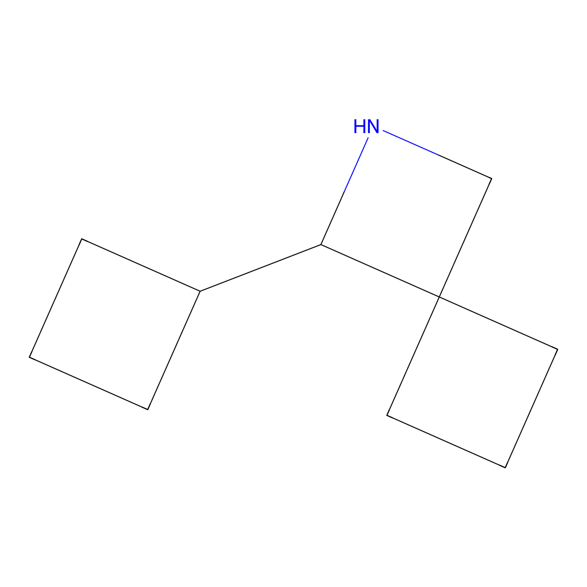 1-Cyclobutyl-2-azaspiro[3.3]heptane molecular structure, CAS 1849244-30-9