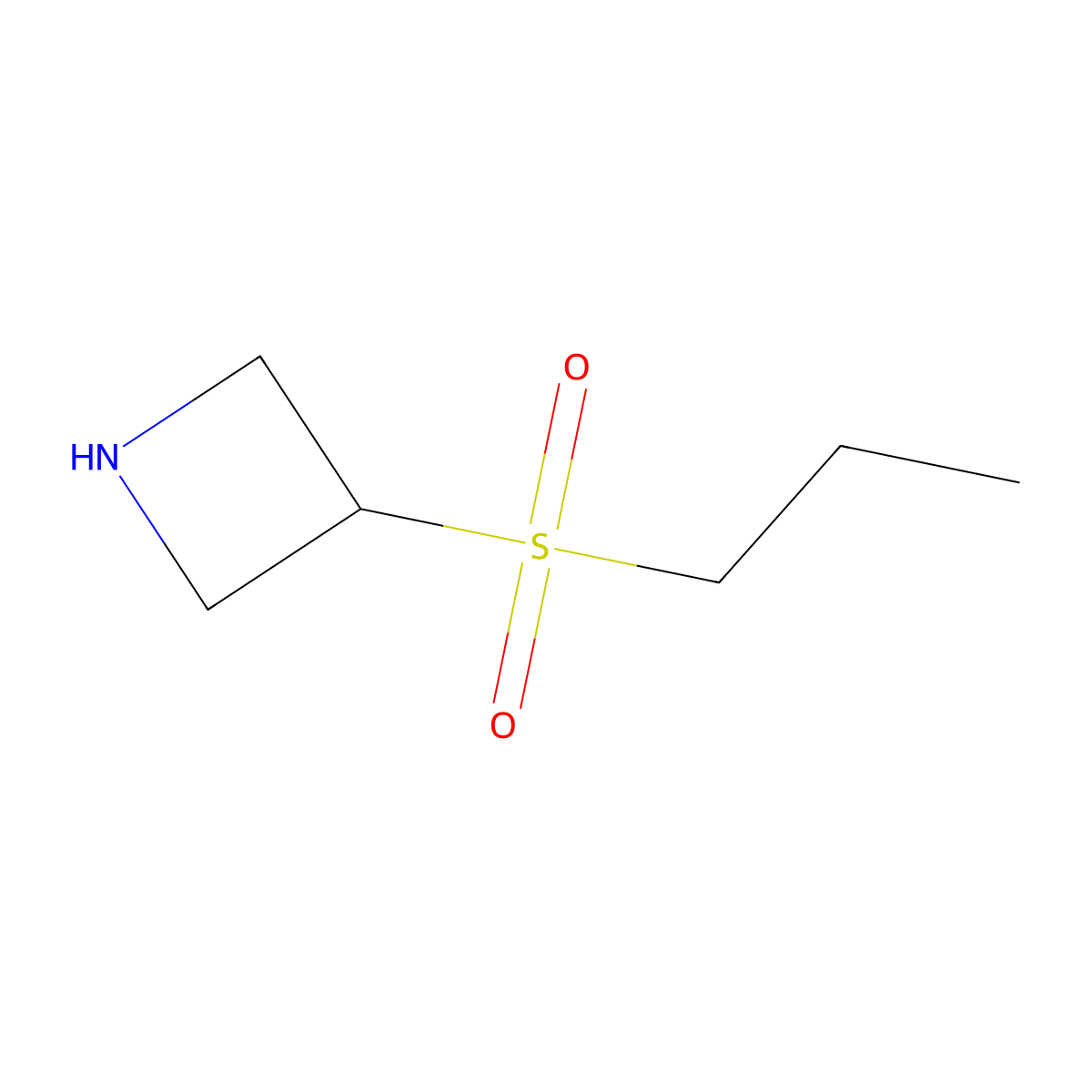 3-(Propane-1-sulfonyl)azetidine molecular structure, CAS 1849255-85-1