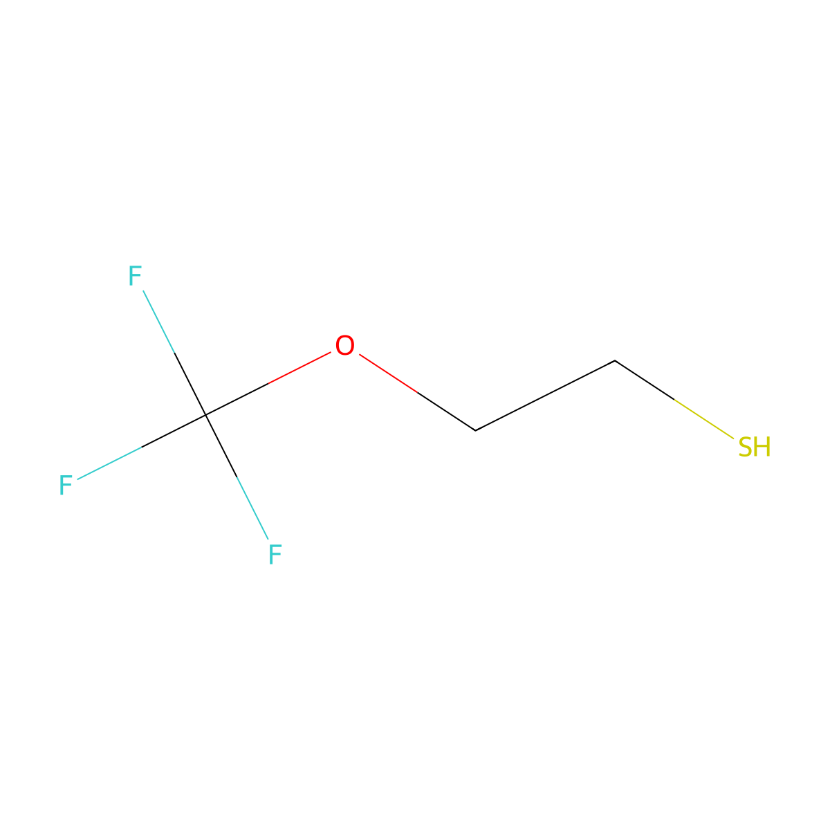 2-(Trifluoromethoxy)ethanethiol molecular structure, CAS 1849260-14-5