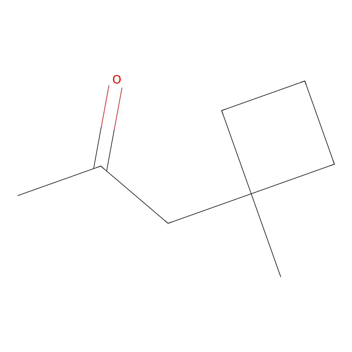 1-(1-Methylcyclobutyl)propan-2-one molecular structure, CAS 1849261-93-3