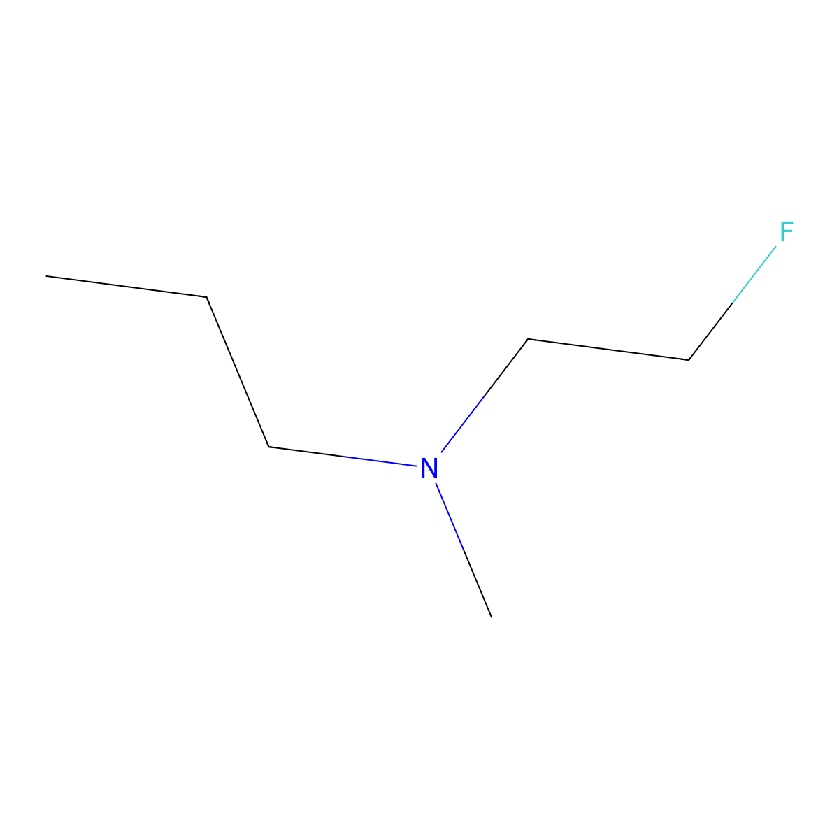 (2-Fluoroethyl)(methyl)propylamine molecular structure, CAS 1849271-97-1