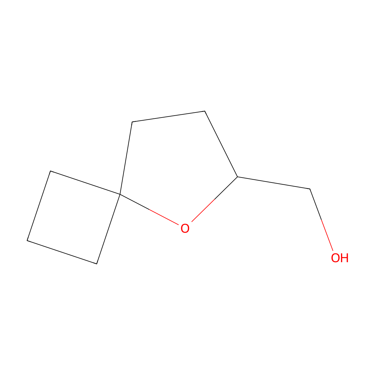 {5-Oxaspiro[3.4]octan-6-yl}methanol molecular structure, CAS 1849275-00-8