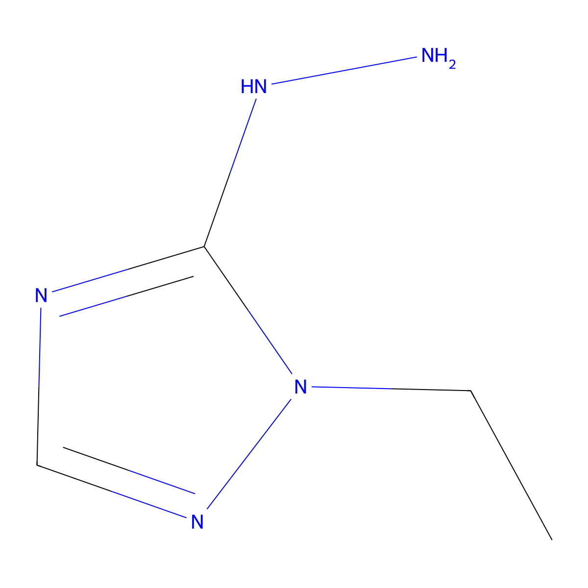 1-Ethyl-5-hydrazinyl-1h-1,2,4-triazole molecular structure, CAS 1849284-75-8