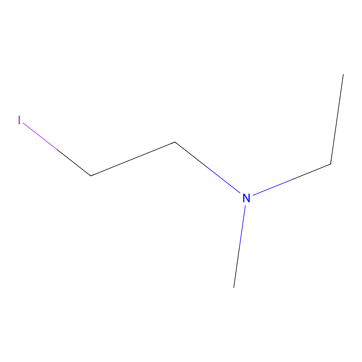 Ethyl(2-iodoethyl)methylamine molecular structure, CAS 1849285-34-2