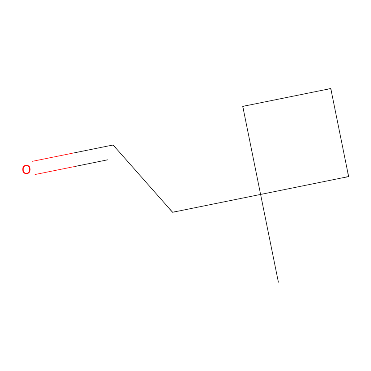 2-(1-Methylcyclobutyl)acetaldehyde molecular structure, CAS 1849285-72-8