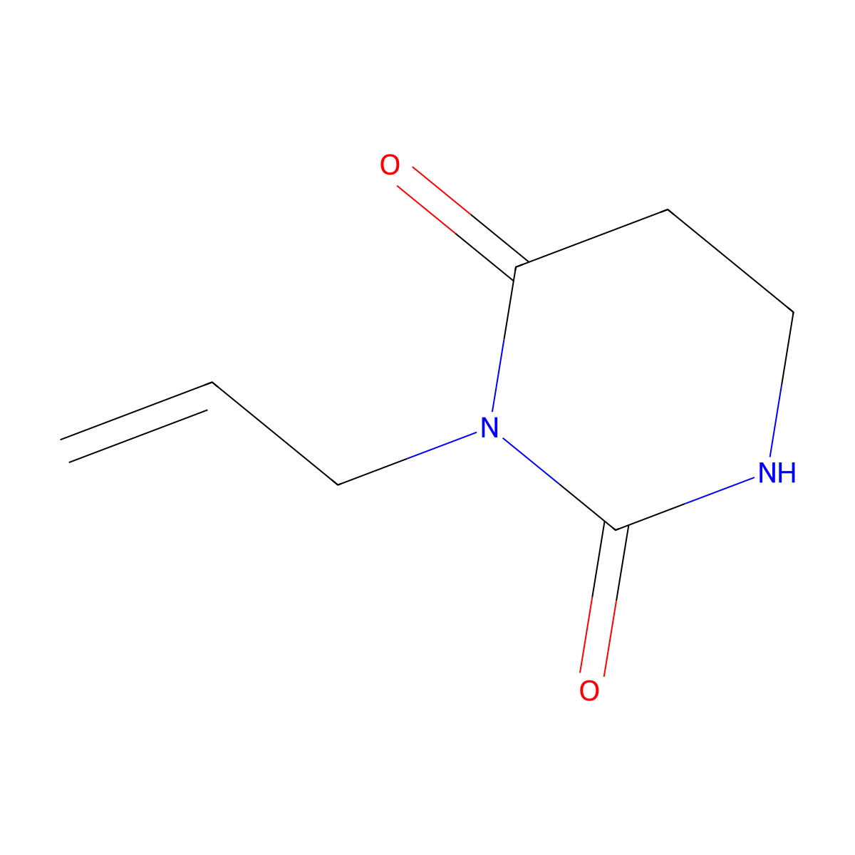 3-Allylhexahydropyrimidine-2,4-dione molecular structure, CAS 1849288-95-4