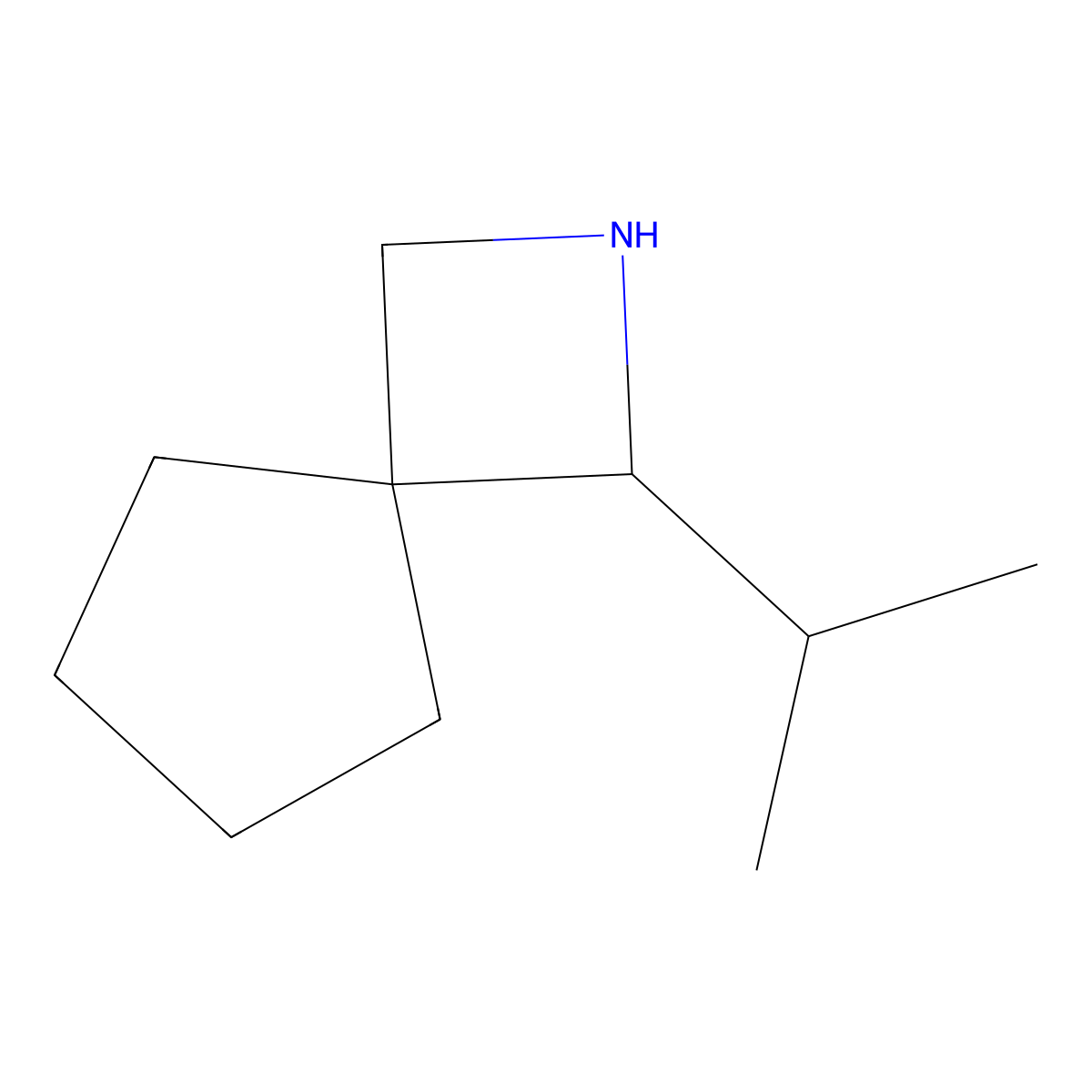 1-(Propan-2-yl)-2-azaspiro[3.4]octane molecular structure, CAS 1849293-67-9