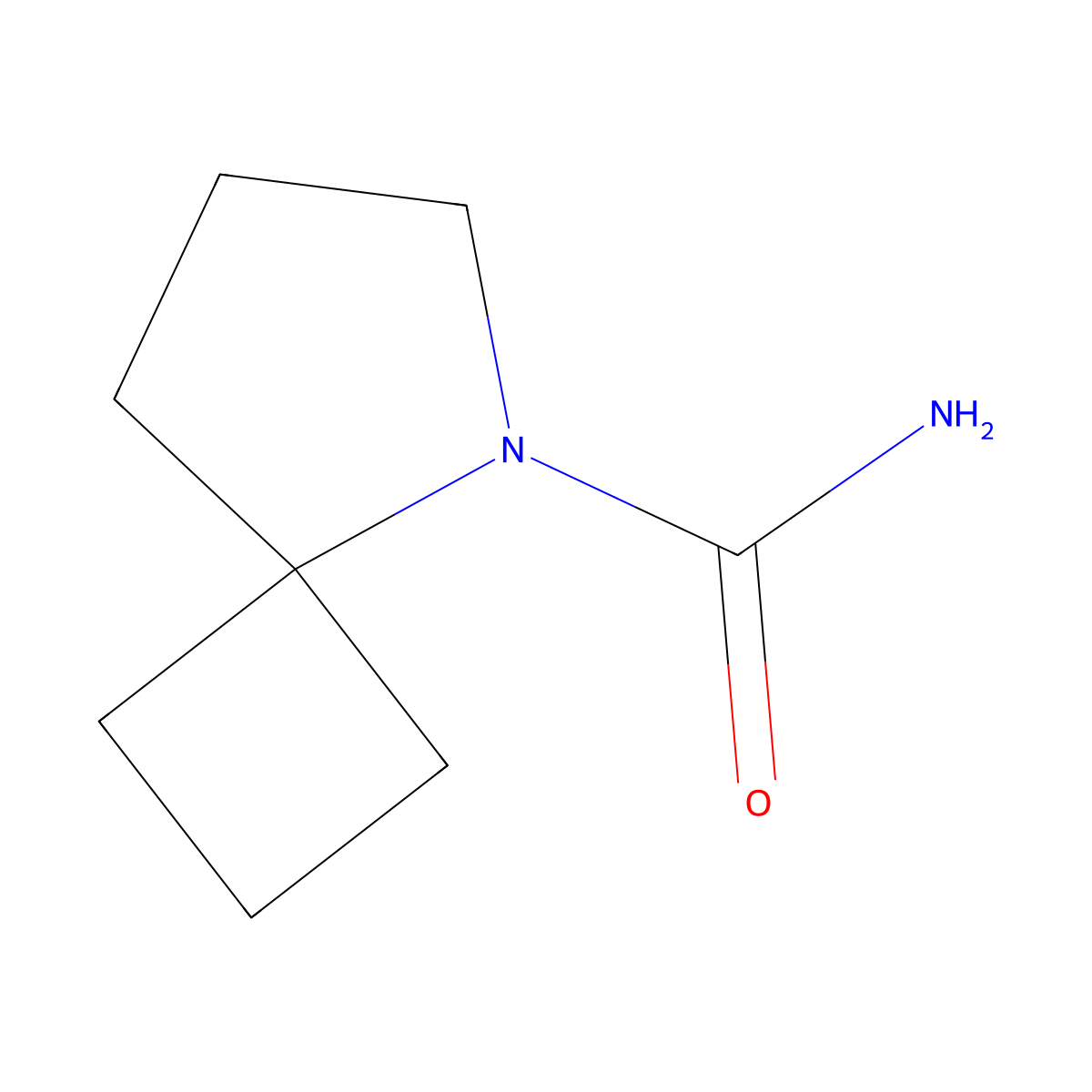 5-Azaspiro[3.4]octane-5-carboxamide molecular structure, CAS 1849296-01-0