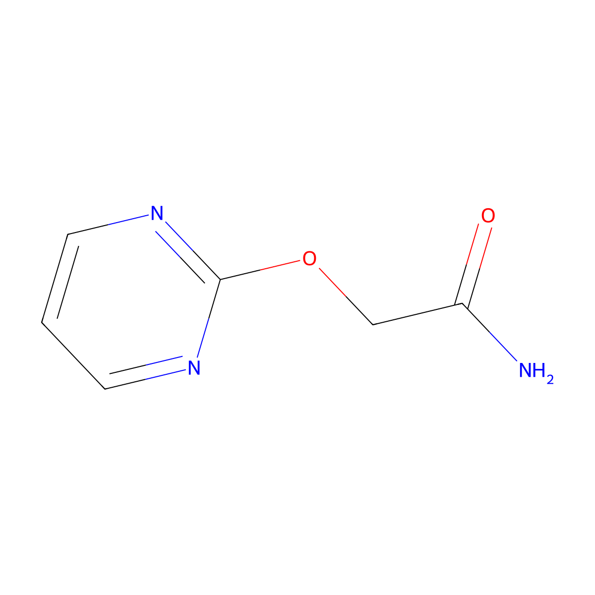 2-(Pyrimidin-2-yloxy)acetamide molecular structure, CAS 1849297-11-5