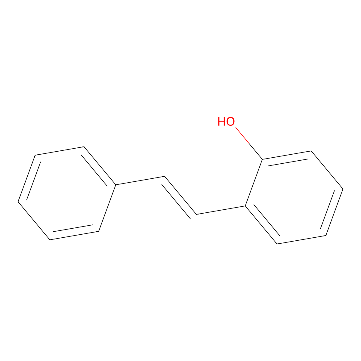 2-[(E)-2-phenylethenyl]phenol molecular structure, CAS 18493-15-7