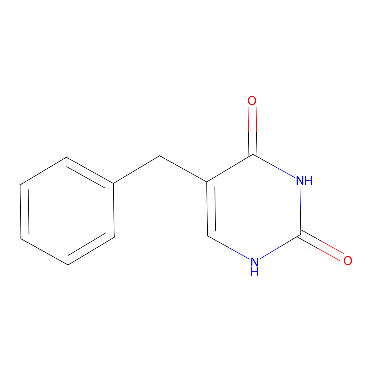 5-Benzyluracil molecular structure, CAS 18493-83-9