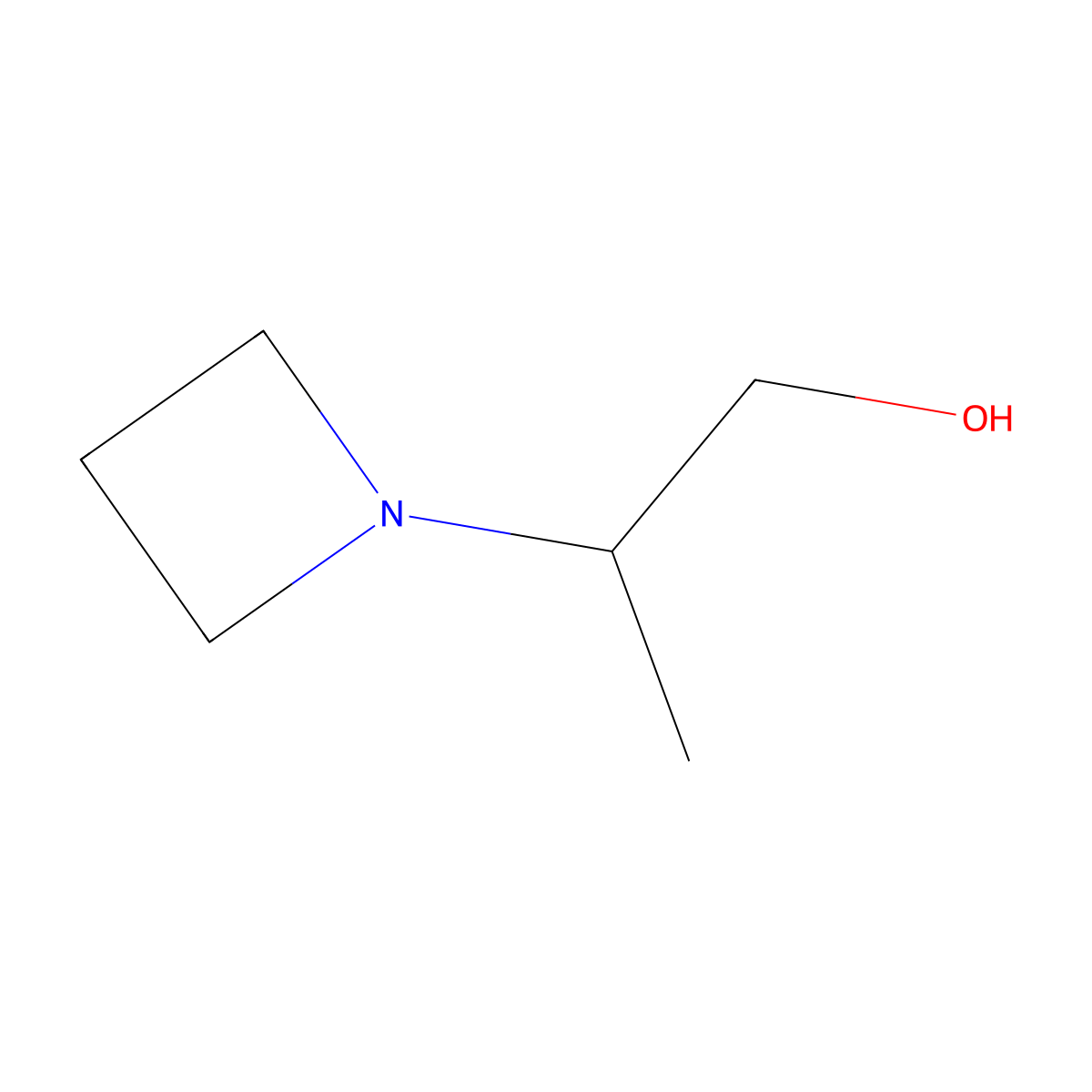 2-(Azetidin-1-yl)propan-1-ol molecular structure, CAS 1849348-02-2