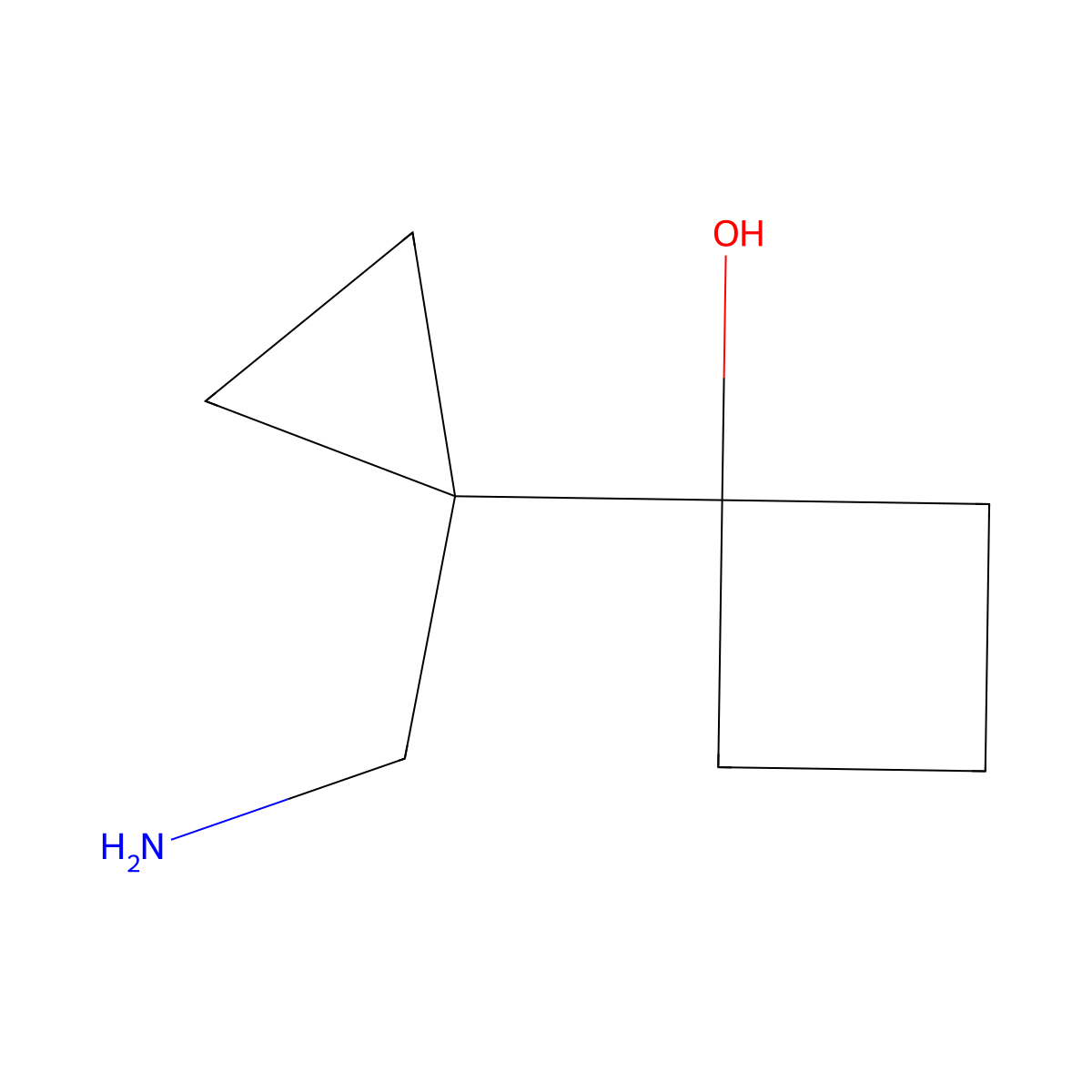 1-[1-(Aminomethyl)cyclopropyl]cyclobutan-1-ol molecular structure, CAS 1849348-06-6
