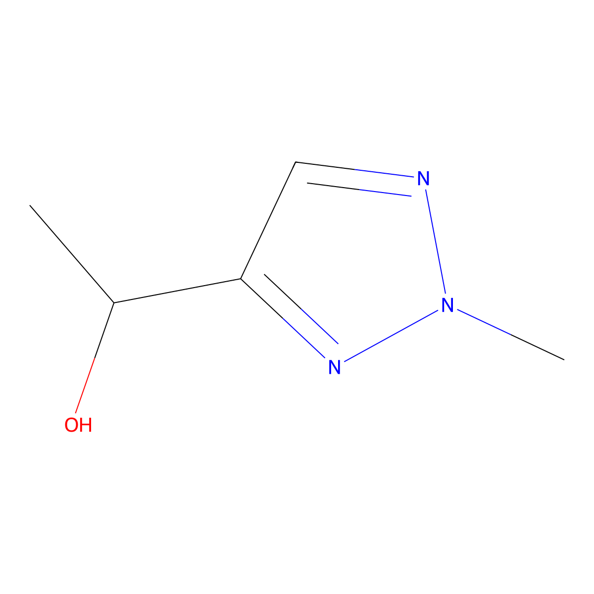 1-(2-Methyl-2H-1,2,3-triazol-4-yl)ethanol molecular structure, CAS 1849355-65-2